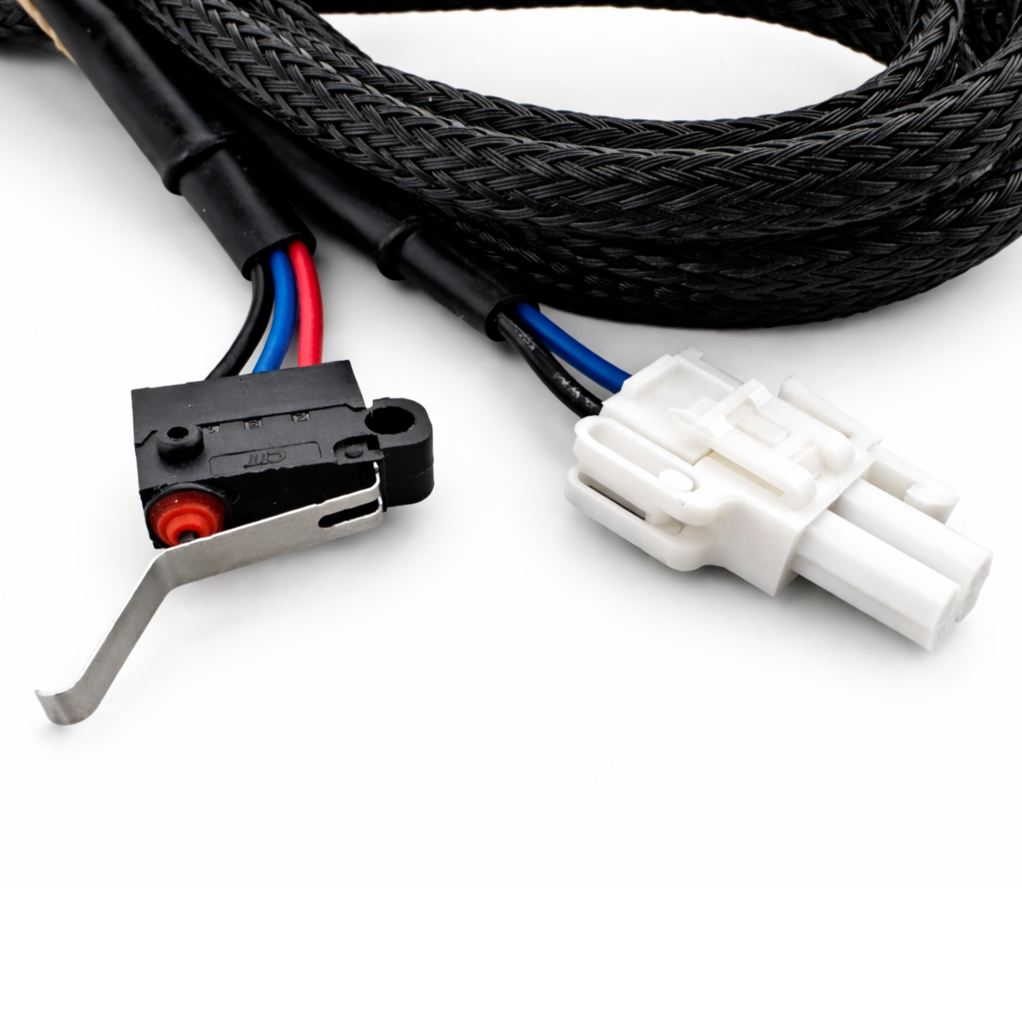 BraunAbility rear rollstop occupancy switch harness with microswitch and connector for NCL-2 Century lift